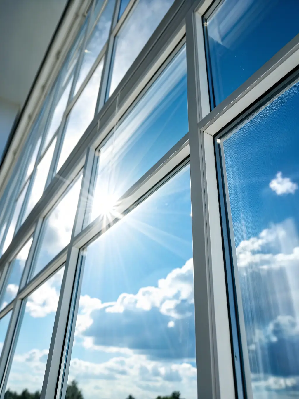 A clear glass window, symbolizing transparency in all dealings and processes at Colmax Solutions.